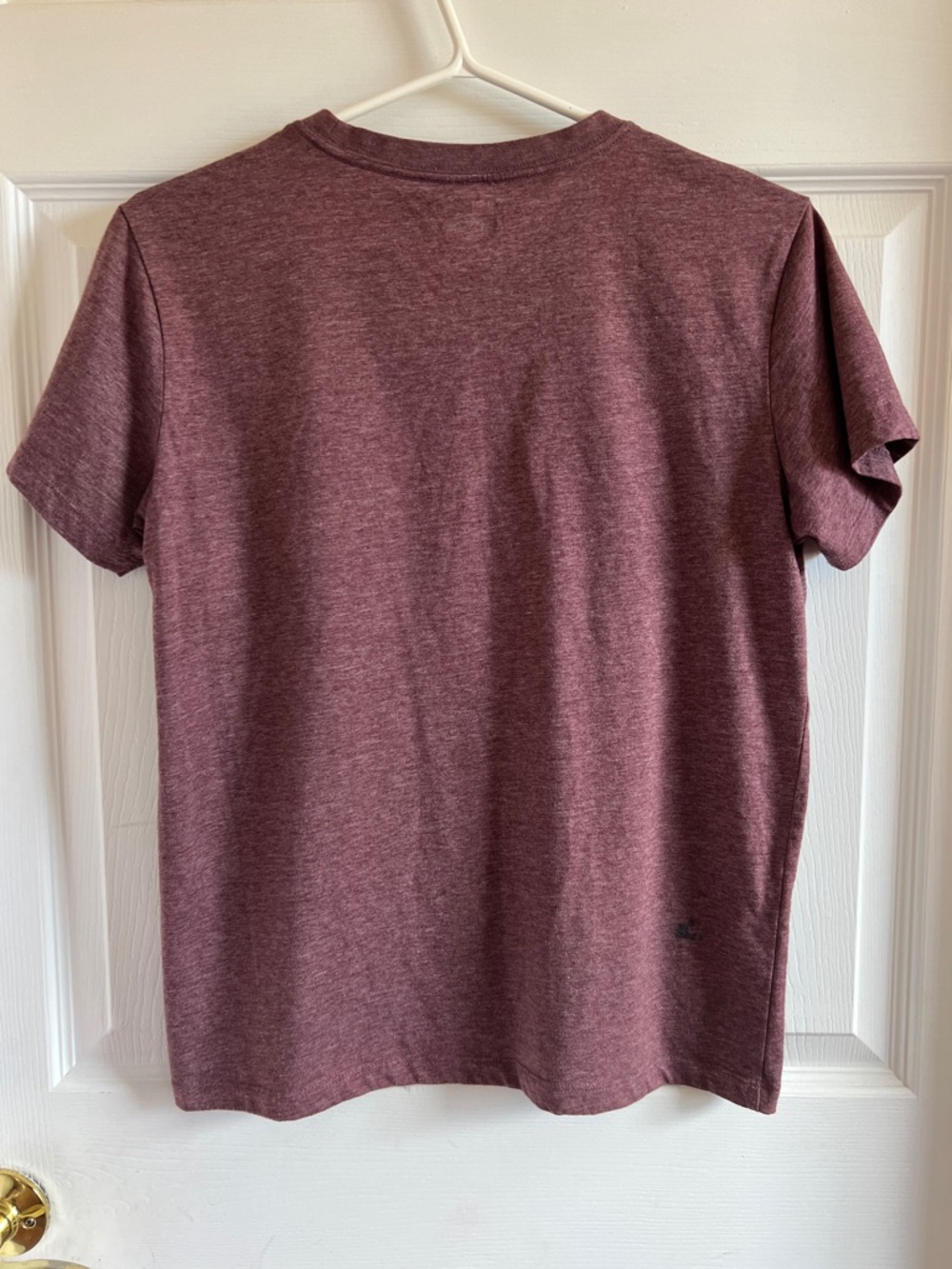 Merrell Maroon Tee with Yellow Mountain Graphic - Picture 4 of 5